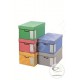 Behälter für graue Archivbox mit Deckel 43 x 33,5 x 27 cm