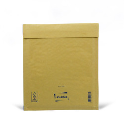 Brauner Luftpolsterumschlag E Mail Lite Gold 22x26cm