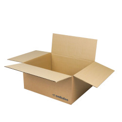 Carton simple cannelure 43x35x20 cm