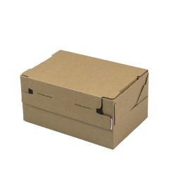 Versandbox mit Klebeverschluss für Rücksendung 28,2 x19,1 x 14 cm